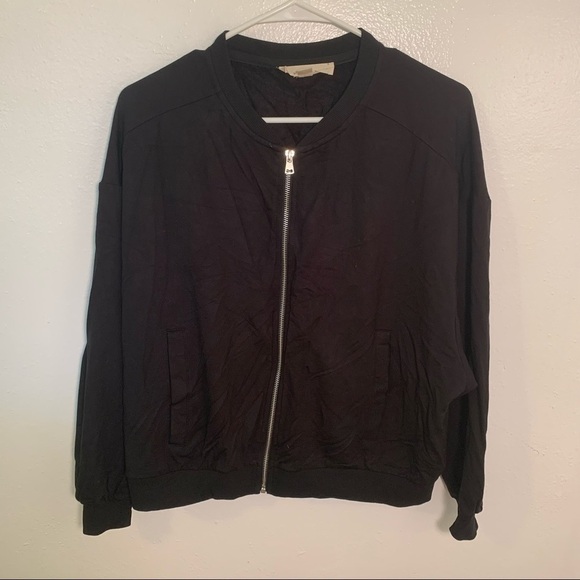 Lovestitch Oakley Fleece Bomber Jacket Sweatshirt - Picture 5 of 11